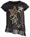 Ideology Big Girls Celestial Star-Print Layered-Look T-Shirt, Created for Macy's