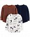 Carter's Baby Boys 3-Pack Printed Shirts