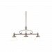 7822-HB - Hudson Valley Lighting - Orleans Collection - Three Light Pendant Historic Bronze - Orleans