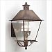 BCD9137CI - Troy Lighting - Montgomery - 23.5 Four Light Outdoor Wall Lantren Charred Iron Finish - Montgomery