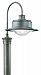 P9393OG - Troy Lighting - South Street - One Light Outdoor Medium Post Lantern Old Galvanize Finish with Antique Pressed Prismatic Glass - South Street