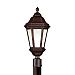 PFCD6832MB - Troy Lighting - Verona - Two Light Outdoor Post Lantern Matte Black Finish with Clear Seeded Glass - Verona