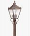 P8944CI - Troy Lighting - Preston - 20 Three Light Outdoor Post Lantern Charred Iron Finish with Clear Seeded Glass - Preston