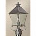 P9132NAB - Troy Lighting - Montgomery - One Light Outdoor Post Lantern Nat Antique Brass Finish with Clear Glass - Montgomery