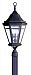 P1274NR - Troy Lighting - Morgan Hill - Three Light Outdoor Large Post Lantern Natural Rust Finish with Seeded Glass - Morgan Hill