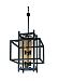 F2494FI - Troy Lighting - Crosby - Eight Light Large Pendant French Iron Finish with Topaz Glass - Crosby