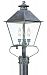PCD9138CI - Troy Lighting - Montgomery - Four Light Outdoor Post Lantern Charred Iron Finish with Clear Seeded Glass - Montgomery