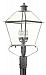 PCD9141CI - Troy Lighting - Montgomery - Four Light Outdoor Post Lantern Charred Iron Finish with Clear Seeded Glass - Montgomery