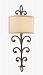 B3172 - Troy Lighting - Crawford - Two Light Wall Sconce Cottage Bronze Finish with Hardback Linen Shade - Crawford