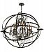 F2998 - Troy Lighting - Byron - Eight Light Extra Large Chandelier Vintage Bronze Finish with Clear Crystal - Byron