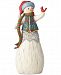 Jim Shore Folklore Snowman with Cardinal Figurine