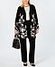 Alfani Plus Size Floral Open-Front Cardigan, Created for Macy's