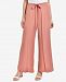 Ny Collection Tie-Waist Wide-Leg Pants