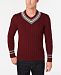 Club Room Men's Cricket V-Neck Sweater, Created for Macy's