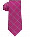 Club Room Men's Oxford Grid Silk Tie, Created for Macy's