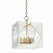 5916-AGB - Hudson Valley Lighting - Travis - Eight Light Pendant Aged Brass Finish with Clear Acrylic Glass - Travis