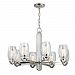 8848-PN - Hudson Valley Lighting - Pamelia - Eight Light Chandelier Polished Nickel Finish with Clear Glass - Pamelia