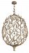 205-43 - Corbett Lighting - Enchanted - 48.25 29W 1 LED Large Pendant Enchanted Silver Leaf Finish with Italian Clear Drops Crystal - Enchanted
