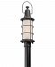 PF4445 - Troy Lighting - Maritime - One Light Outdoor Medium Post Lantern Vintage Bronze Finish with Clear Seeded Glass - Maritime