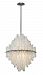 219-43 - Corbett Lighting - Manhattan - 32.75 36W 2 LED Pendant Satin Silver Leaf Finish with Clear Ribbed Glass - Manhattan