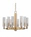 8012-AGB - Hudson Valley Lighting - Dartmouth - Twelve Light Chandelier Aged Brass Finish with Clear Crystal - Dartmouth