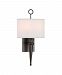 8300-DB - Hudson Valley Lighting - Harmony - Two Light Wall Sconce Distressed Bronze Finish with White Fabric Shade - Harmony