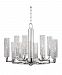 8012-PN - Hudson Valley Lighting - Dartmouth - Twelve Light Chandelier Polished Nickel Finish with Clear Crystal - Dartmouth