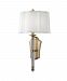 8411-AGB - Hudson Valley Lighting - St. George - Two Light Wall Sconce Aged Brass Finish with White Fabric Shade - St. George