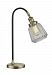 515-1L-BAB-G142 - Innovations Lighting - Black Brook - One Light Table Lamp Black/Antique Brass Finish with Clear Fluted Glass - Black Brook