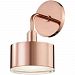 H159101-POC - Mitzi - Nora - 9 Inch 4W 1 LED Wall Sconce Polished Copper Finish with Clear/Acid Etched Glass - Nora