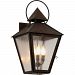 B6583HBZ - Troy Lighting - Allston - Four Light Outdoor Wall Mount Historic Brass Finish with Clear Seeded Glass - Allston