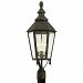P6435 - Troy Lighting - Savannah - Three Light Outdoor Post Lantern Vintage Iron Finish - Savannah