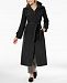 London Fog Petite Belted Maxi Trench Coat
