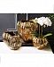 Piriform Set of 3 Gold Plated Vases