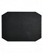 Hotel Collection Black Faux Leather Placemat
