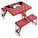 Picnic Time Minnie Mouse Picnic Table Portable Folding Table with Seats