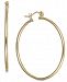 Polished Medium Hoop Earrings in 14k Gold