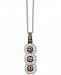 Le Vian Chocolatier Diamond Triple Halo 18" Pendant Necklace (1/2 ct. t. w. ) in 14k White Gold