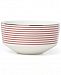 kate spade new york Laurel Street Collection Red Soup/Cereal Bowl