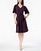 Charter Club Petite Belted A-Line Dress, Created for Macy's