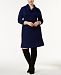 I. n. c. Plus Size Cowl-Neck Sweater Dress, Created for Macy's