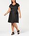 Love Squared Trendy Plus Size Side-Tie A-Line Dress