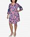 Ny Collection Plus Size Printed Wrap Dress