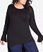 City Chic Trendy Plus Size High-Low Tunic