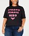 Hybrid Plus Size Cotton Breast Cancer Awareness T-Shirt