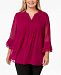 Charter Club Plus Size Pintucked Tunic, Created for Macy's