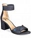 White Mountain Ever Two-Piece Block-Heel Sandals, Created for Macy's Women's Shoes