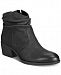 White Mountain Uptown Block-Heel Slip-On Ankle Booties, Created for Macy's Women's Shoes