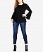 City Chic Trendy Plus Size Bell-Sleeve Peplum Sweater
