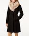 kate spade new york Coat with Faux Fur Collar, Created for Macy's